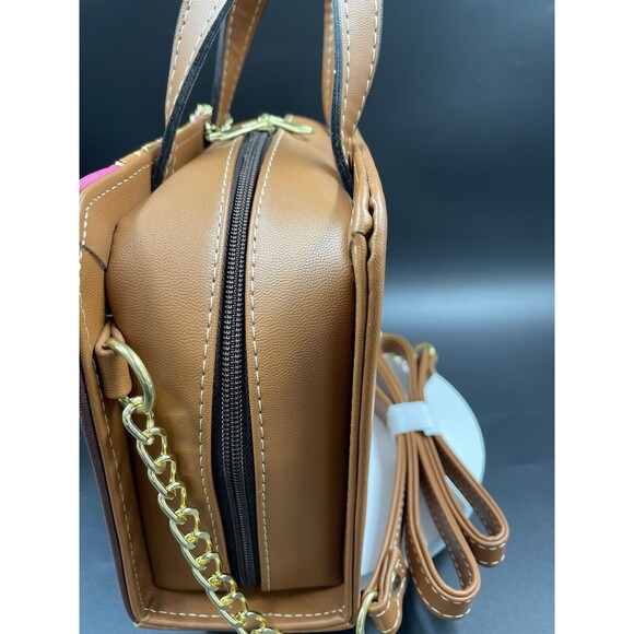 Purse Handbag Cross Body Genuine Leather Tree of Life Hand Made  Artisanal - Picture 3 of 4